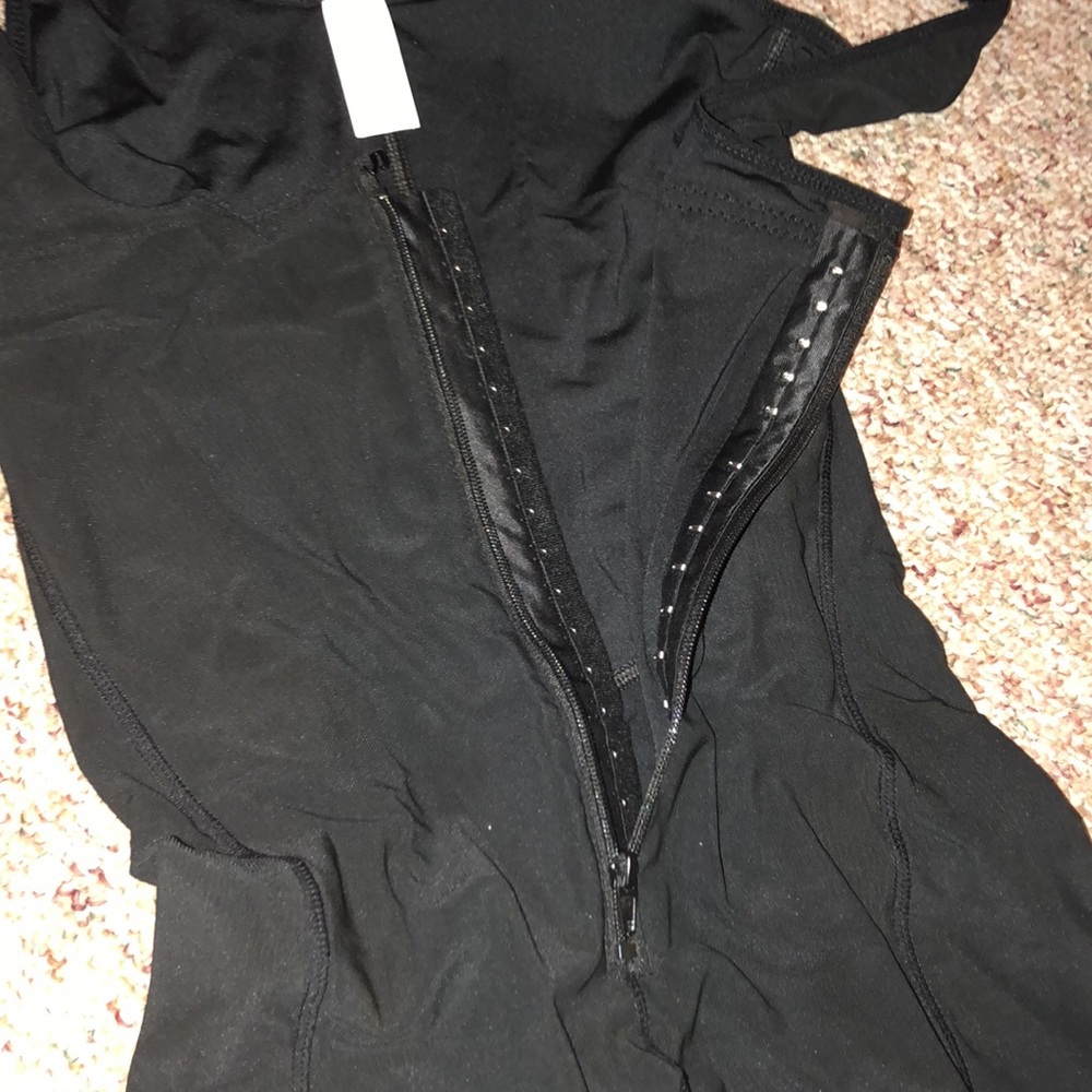 Open bust bodysuit black - Picture 4 of 12